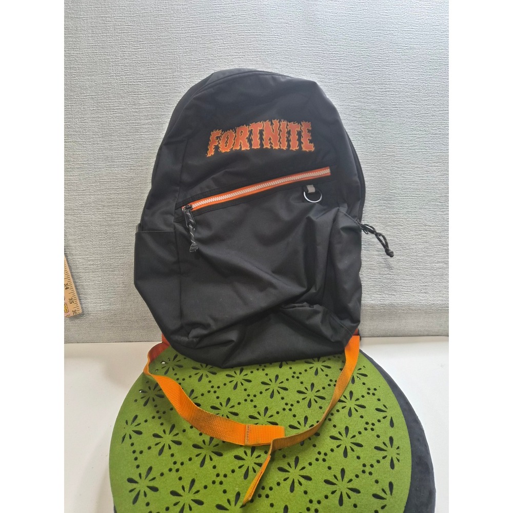 Fortnite School Backpack Kids Black Graphic Logo with 15" Padded Laptop Sleeve